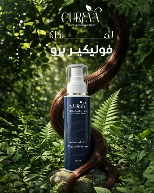 مكونات Cureva الطبيعية للعناية بالشعر